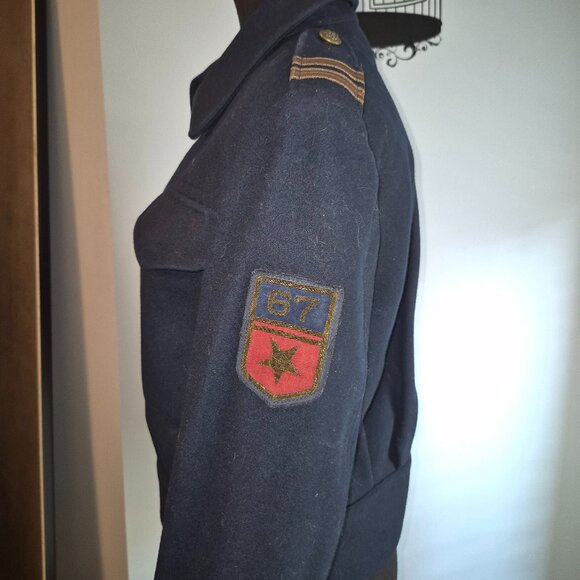 Rare Ralph Lauren Blue Label Wool Crop Jacket (M) - Picture 3 of 12